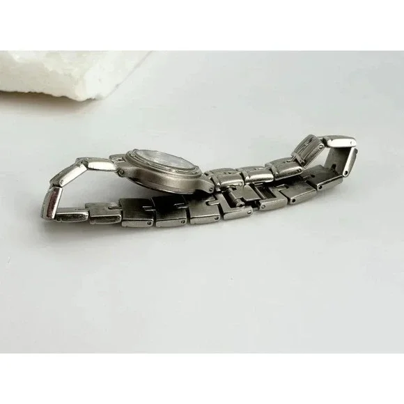 Silver Toned Rumours Brand Chain Link Unisex Analog Watch - WORKS - 41191 - Picture 6 of 8